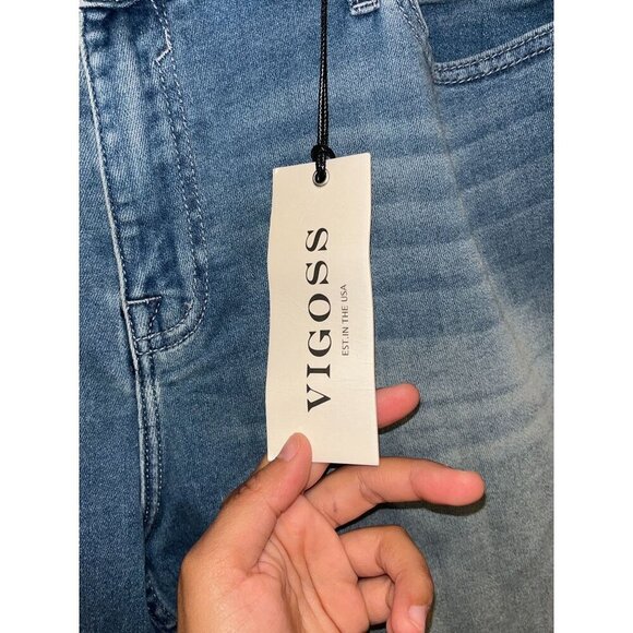 NWT Vigoss Marley Skinny Luxe Stretch Blue Jeans For Women Size 20 - Picture 5 of 12